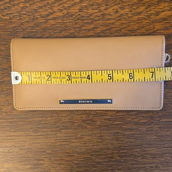 Brahmin Ady Wallet In Creme Talitha Leather NWOT - Picture 11 of 16